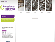 Tablet Screenshot of caetanocoatings.pt